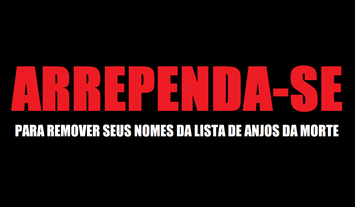 ARREPENDA-SE E VIVA! - Avidan