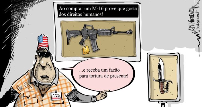 Armas só para 'amigos' dos direitos humanos