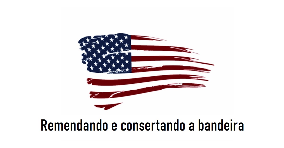 Visão com a bandeira dos EUA - Victoria Ang