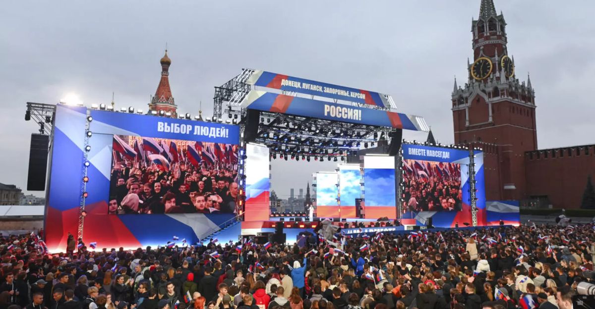Rússia celebra "anexação"
