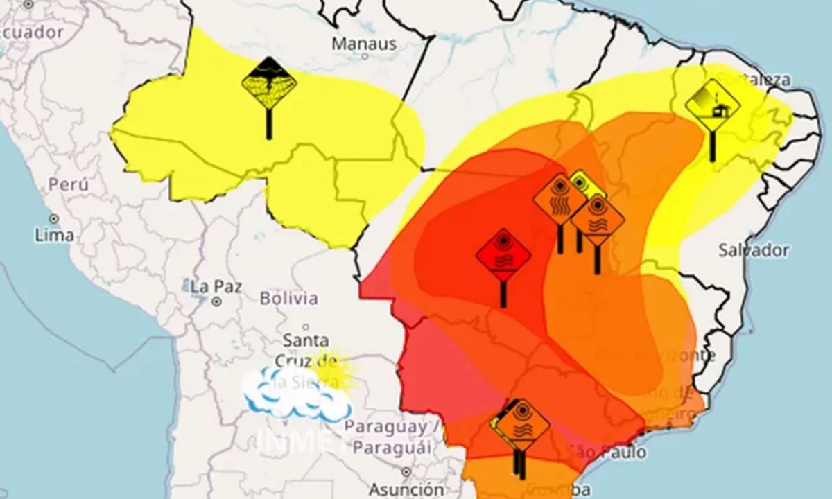 Onda de calor causa alerta vermelho para 9 estados do Brasil