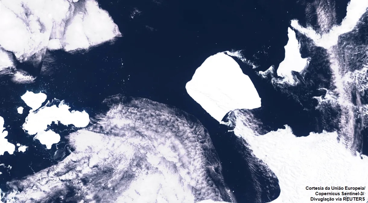 Maior iceberg do mundo se solta e pode ameaçar vida selvagem da Antártida