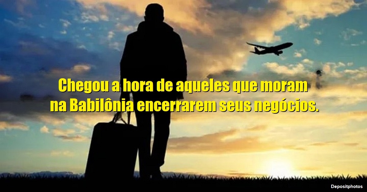 MENSAGEM DO SENHOR PARA AQUELES QUE MORAM NA BABILÔNIA - Alison Pound